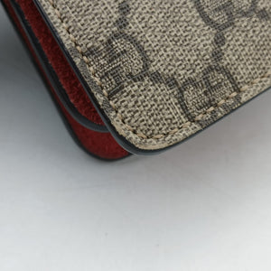 Secondhand Gucci Dionysus beige×red PVC coated canvas×suede 400249 shoulderbag | stylenewstar