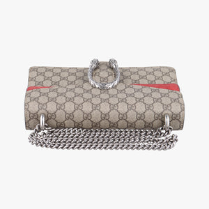 Secondhand Gucci Dionysus beige×red PVC coated canvas×suede 400249 shoulderbag | stylenewstar