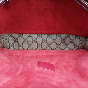 Secondhand Gucci Dionysus beige×red PVC coated canvas×suede 400249 shoulderbag | stylenewstar