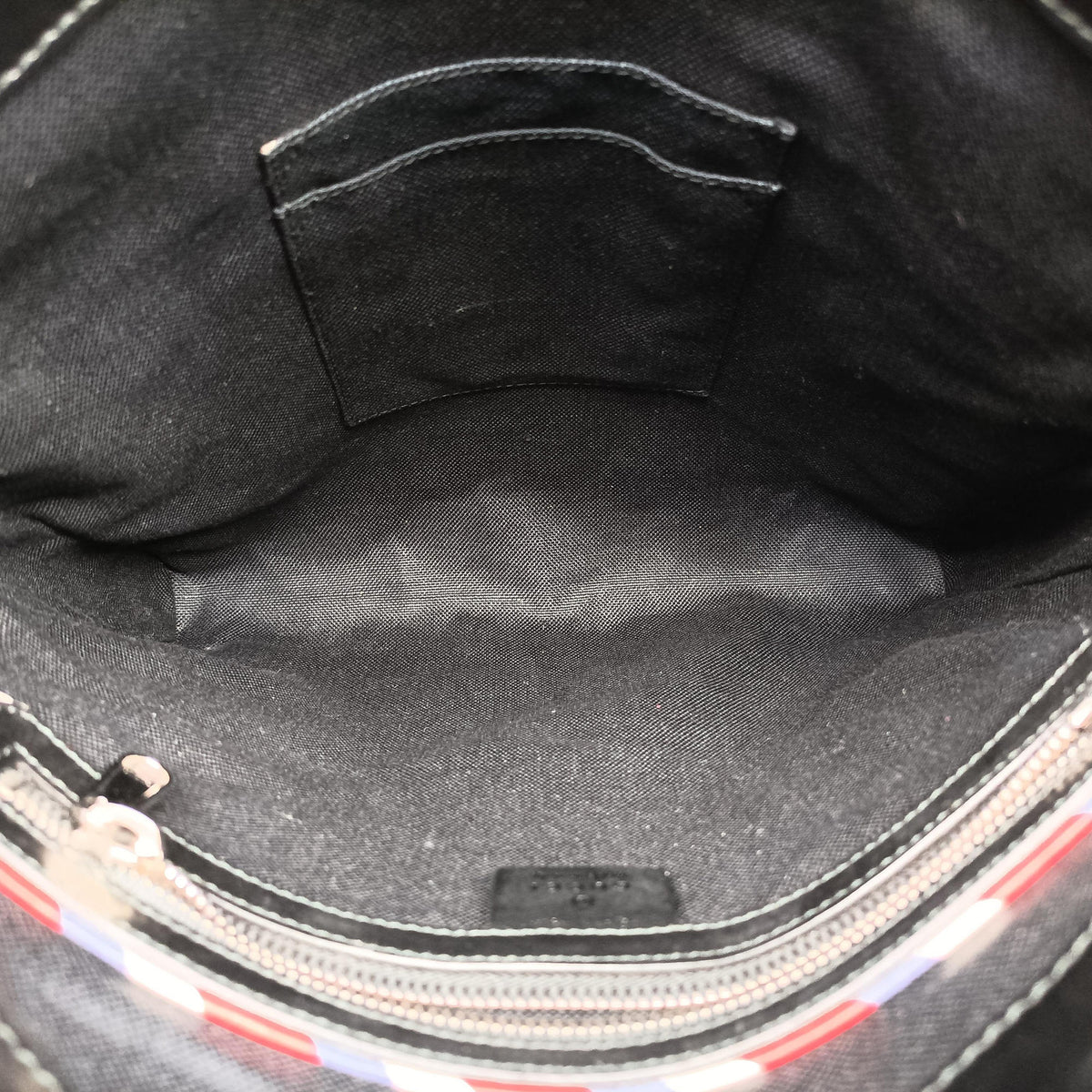 Vintage Gucci GG Supreme Courrier Messenger Black×Multicolour PVC coated canvas×Leather 474137 shoulderbag | stylenewstar