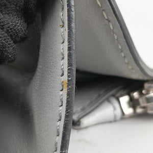 Pre-owned Prada Electra Studded Grey leather 1BD120 shoulderbag | stylenewstar