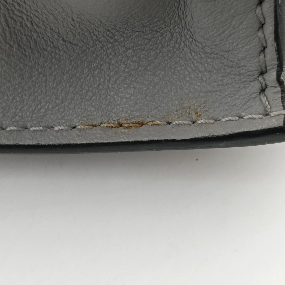 Pre-owned Prada Electra Studded Grey leather 1BD120 shoulderbag | stylenewstar