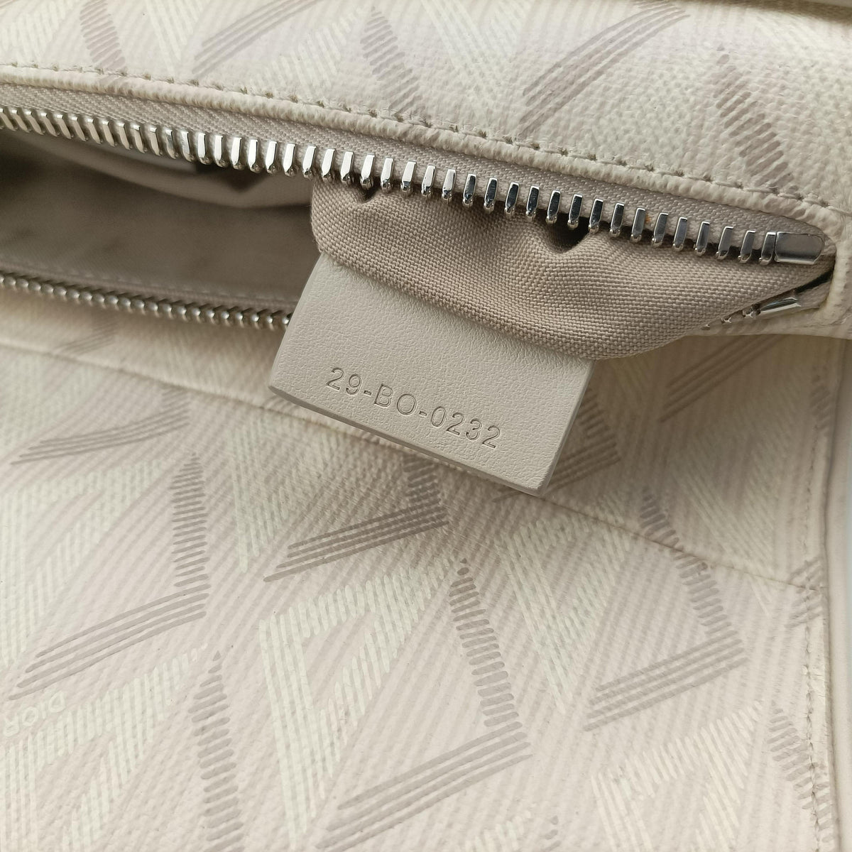 Pre-owned Christian Dior Saddle Beige PVC coated canvas × leather  bum bag/waist bag | stylenewstar