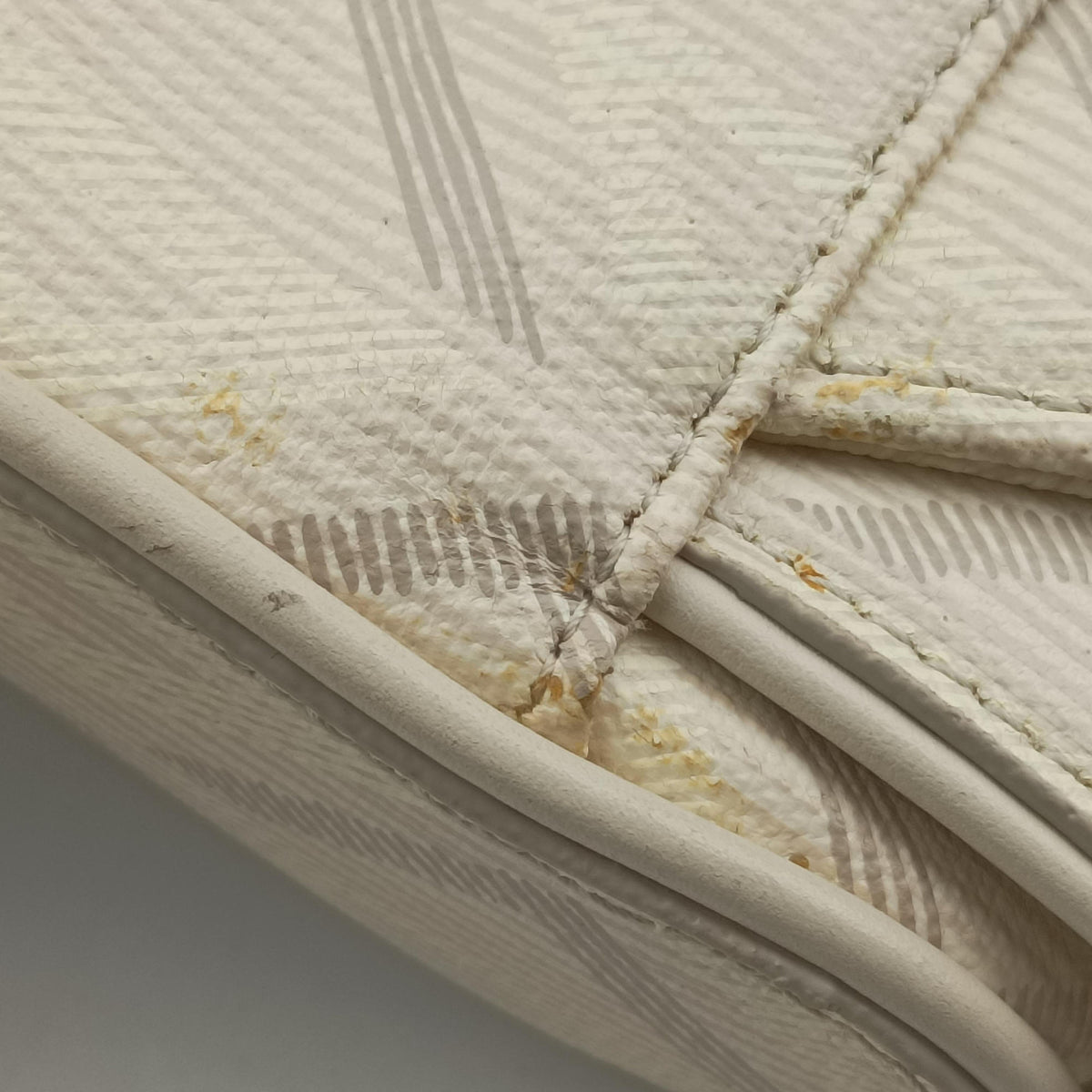 Pre-owned Christian Dior Saddle Beige PVC coated canvas × leather  bum bag/waist bag | stylenewstar