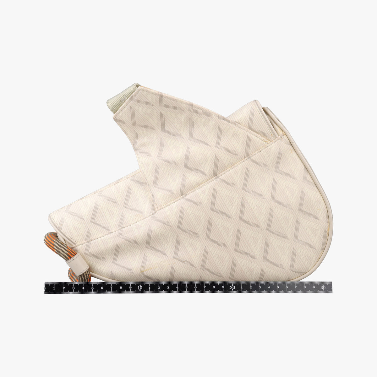 Pre-owned Christian Dior Saddle Beige PVC coated canvas × leather  bum bag/waist bag | stylenewstar