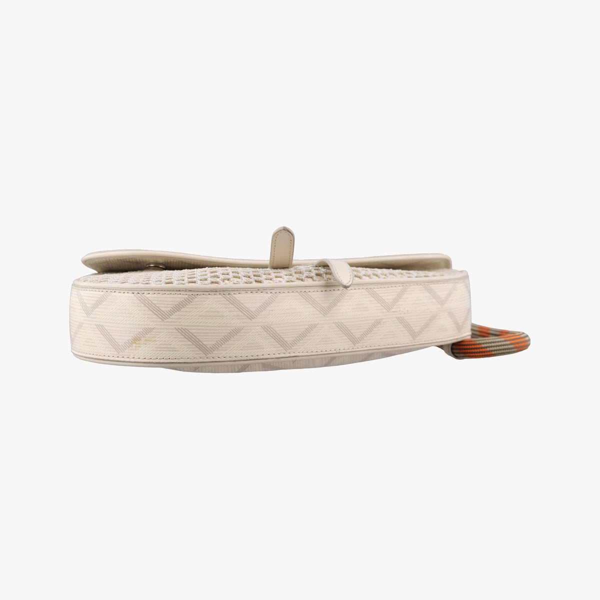 Pre-owned Christian Dior Saddle Beige PVC coated canvas × leather  bum bag/waist bag | stylenewstar