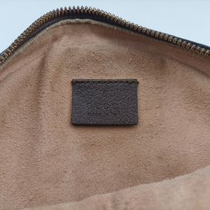 Pre-owned Gucci Ophidia Brown×beige PVC coated canvas×Leather 550618 shoulderbag | stylenewstar