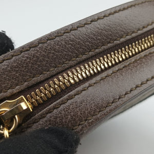 Pre-owned Gucci Ophidia Brown×beige PVC coated canvas×Leather 550618 shoulderbag | stylenewstar