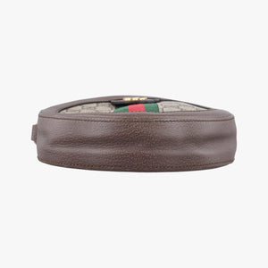 Pre-owned Gucci Ophidia Brown×beige PVC coated canvas×Leather 550618 shoulderbag | stylenewstar