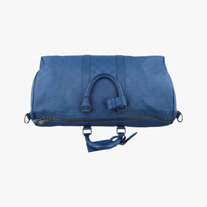 Pre-owned Louis Vuitton Keepall Bandouliere 45 Blue Damier Infini  shoulderbag | stylenewstar