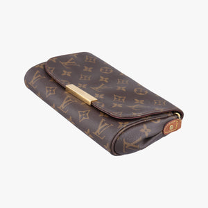 Pre-owned Louis Vuitton FAVORITE PM brown Monogram Canvas M40717 shoulderbag | stylenewstar