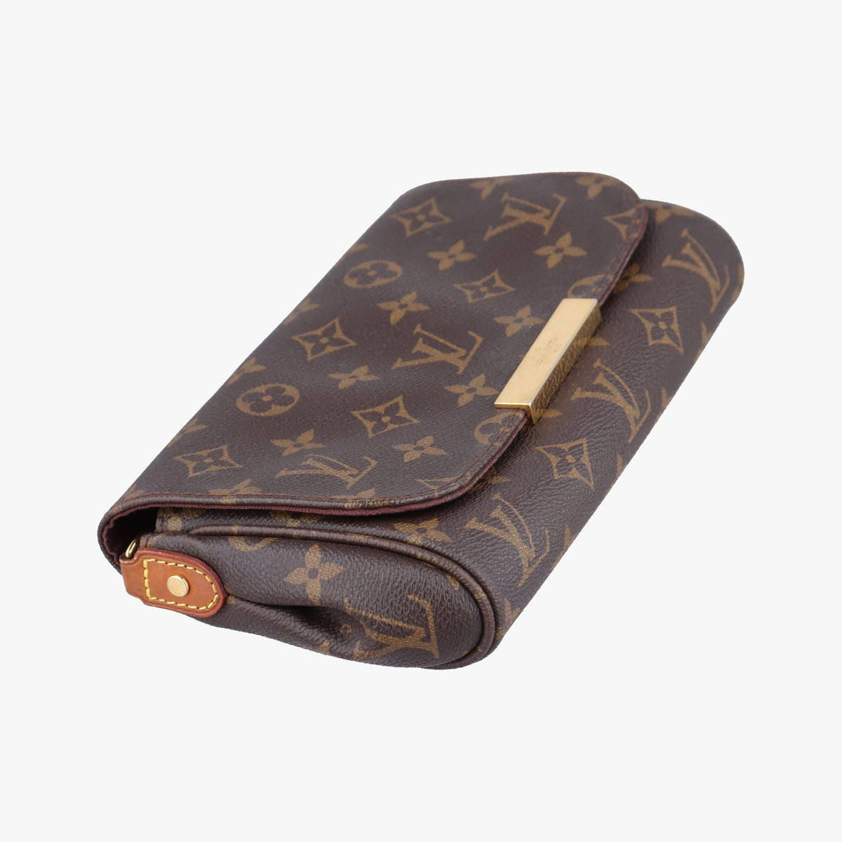 Pre-owned Louis Vuitton FAVORITE PM brown Monogram Canvas M40717 shoulderbag | stylenewstar