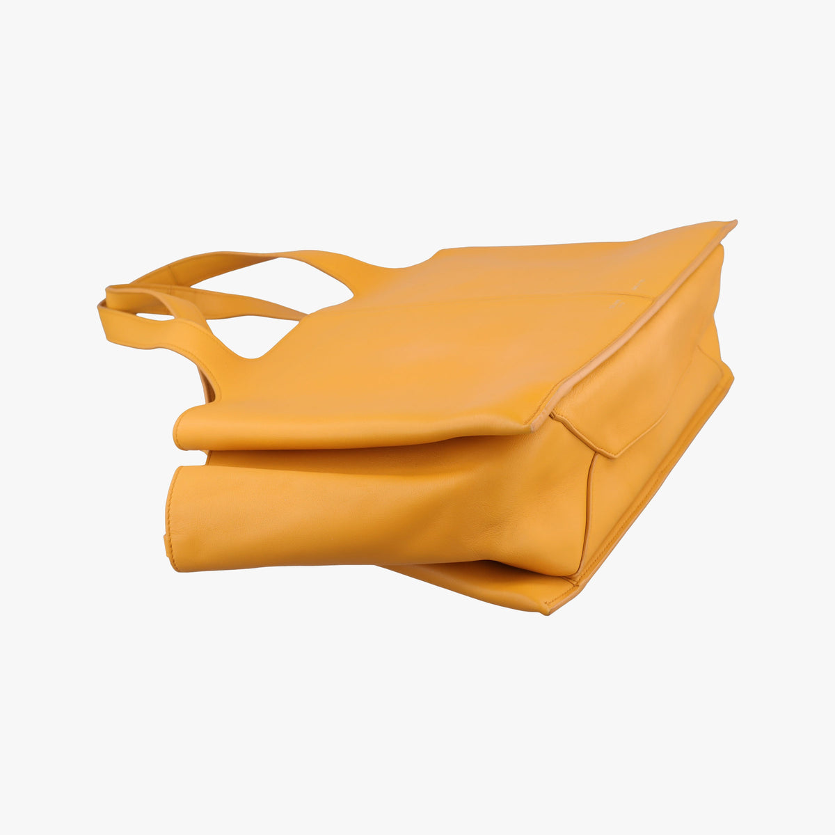 Pre-owned Celine Trifold Yellow Leather 178883 handbag | stylenewstar