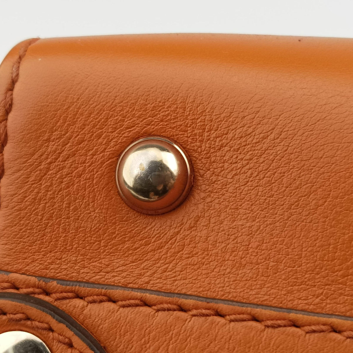Pre-owned Gucci Stirrup Brown leather 277515 handbag | stylenewstar