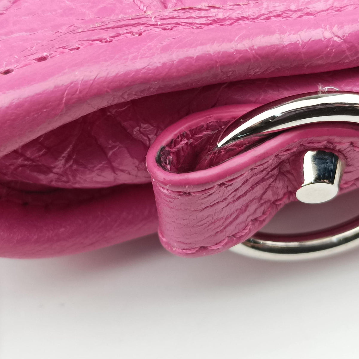 Secondhand Balenciaga Classic City Nano Pink lambskin  shoulderbag | stylenewstar