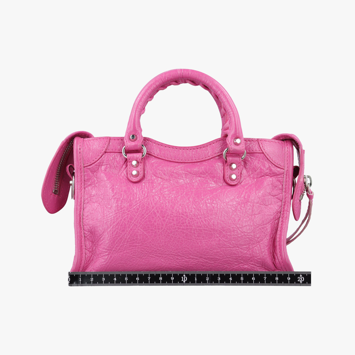 Secondhand Balenciaga Classic City Nano Pink lambskin  shoulderbag | stylenewstar