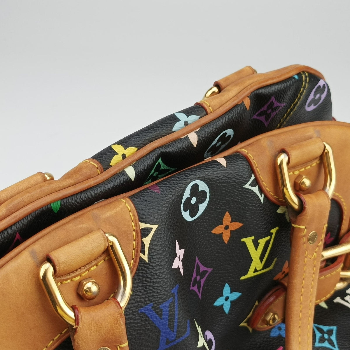 Vintage Louis Vuitton Claudia Noir Monogram Multicolore M40194 handbag | stylenewstar