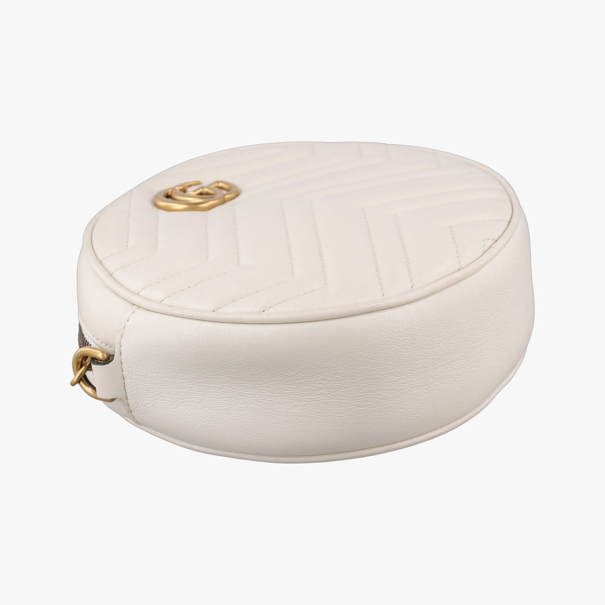 Vintage Gucci GG Marmont White Leather 550154 shoulderbag | stylenewstar
