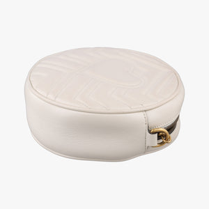Vintage Gucci GG Marmont White Leather 550154 shoulderbag | stylenewstar
