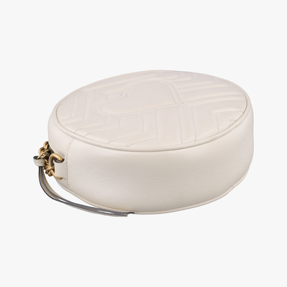 Vintage Gucci GG Marmont White Leather 550154 shoulderbag | stylenewstar