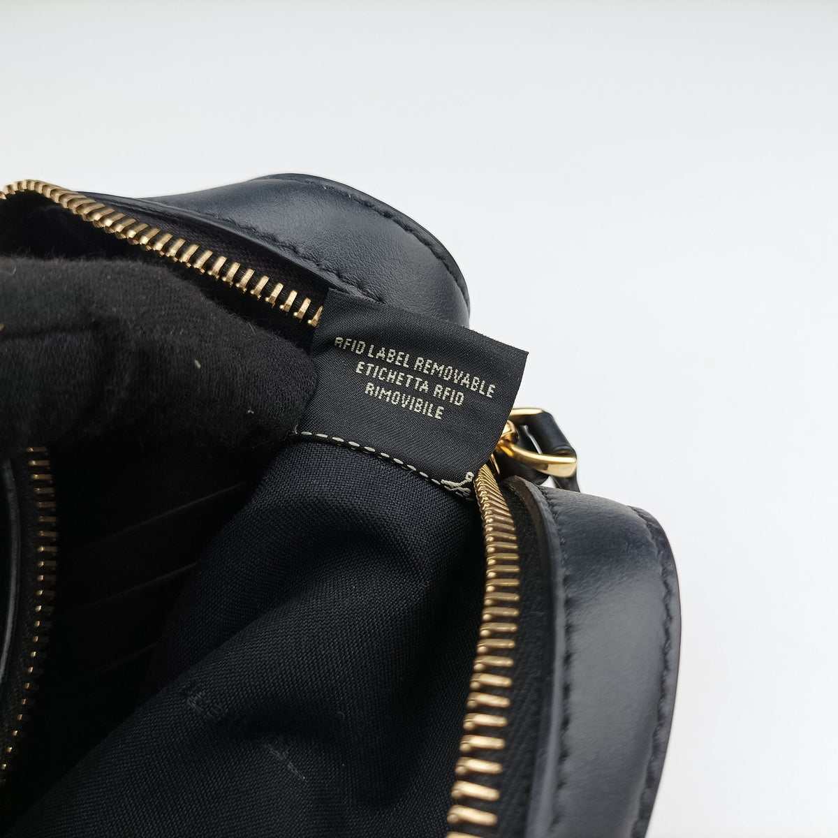 Pre-owned Fendi Monster Camera case Black Leather 7M0286 shoulderbag | stylenewstar