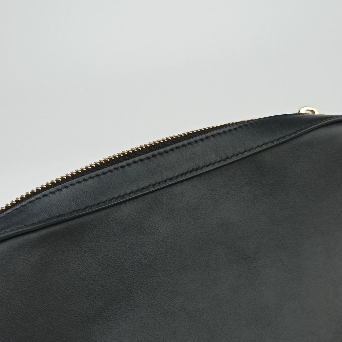 Pre-owned Fendi Monster Camera case Black Leather 7M0286 shoulderbag | stylenewstar