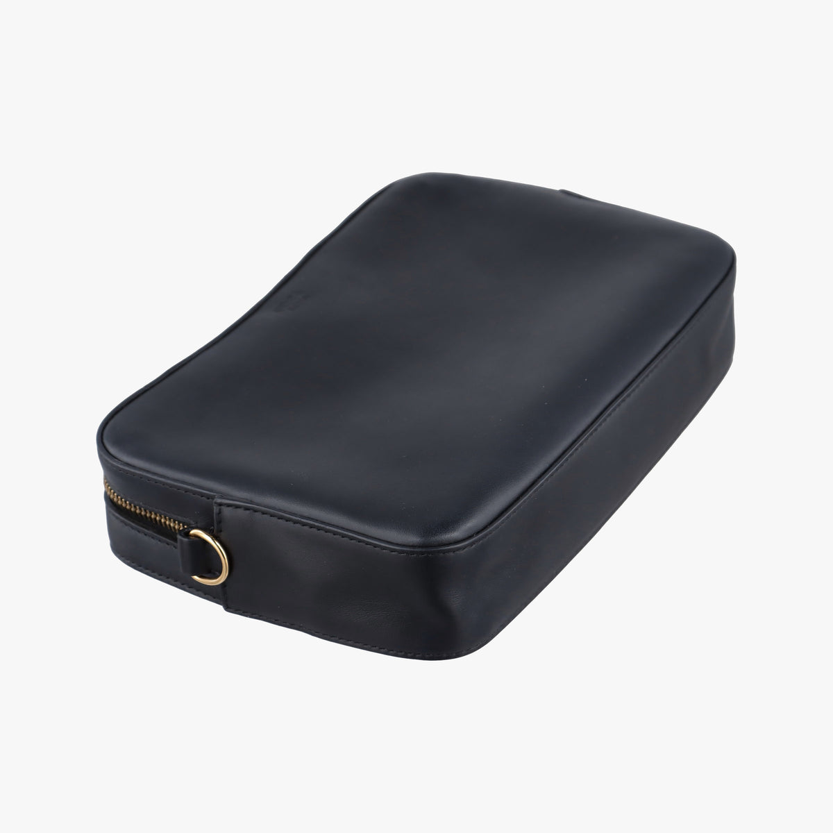 Pre-owned Fendi Monster Camera case Black Leather 7M0286 shoulderbag | stylenewstar