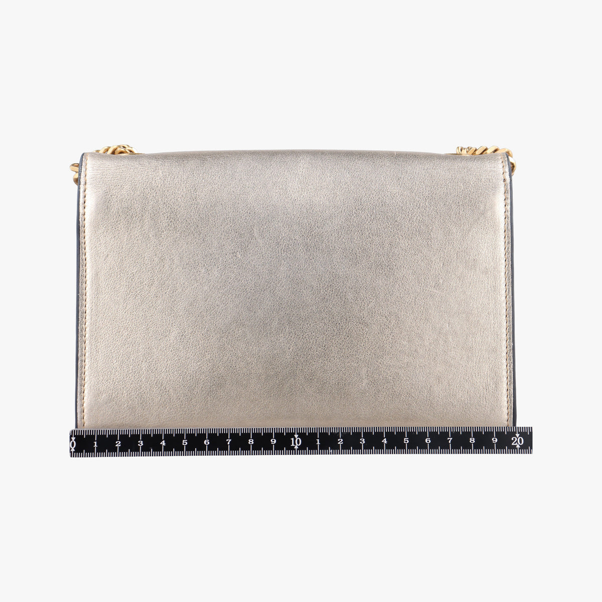 Pre-owned Yves Saint Laurent KATE Golden Leather 469390 shoulderbag | stylenewstar