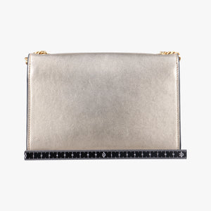 Pre-owned Yves Saint Laurent KATE Golden Leather 469390 shoulderbag | stylenewstar
