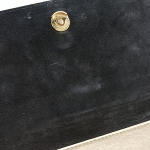 Pre-owned Yves Saint Laurent KATE Golden Leather 469390 shoulderbag | stylenewstar