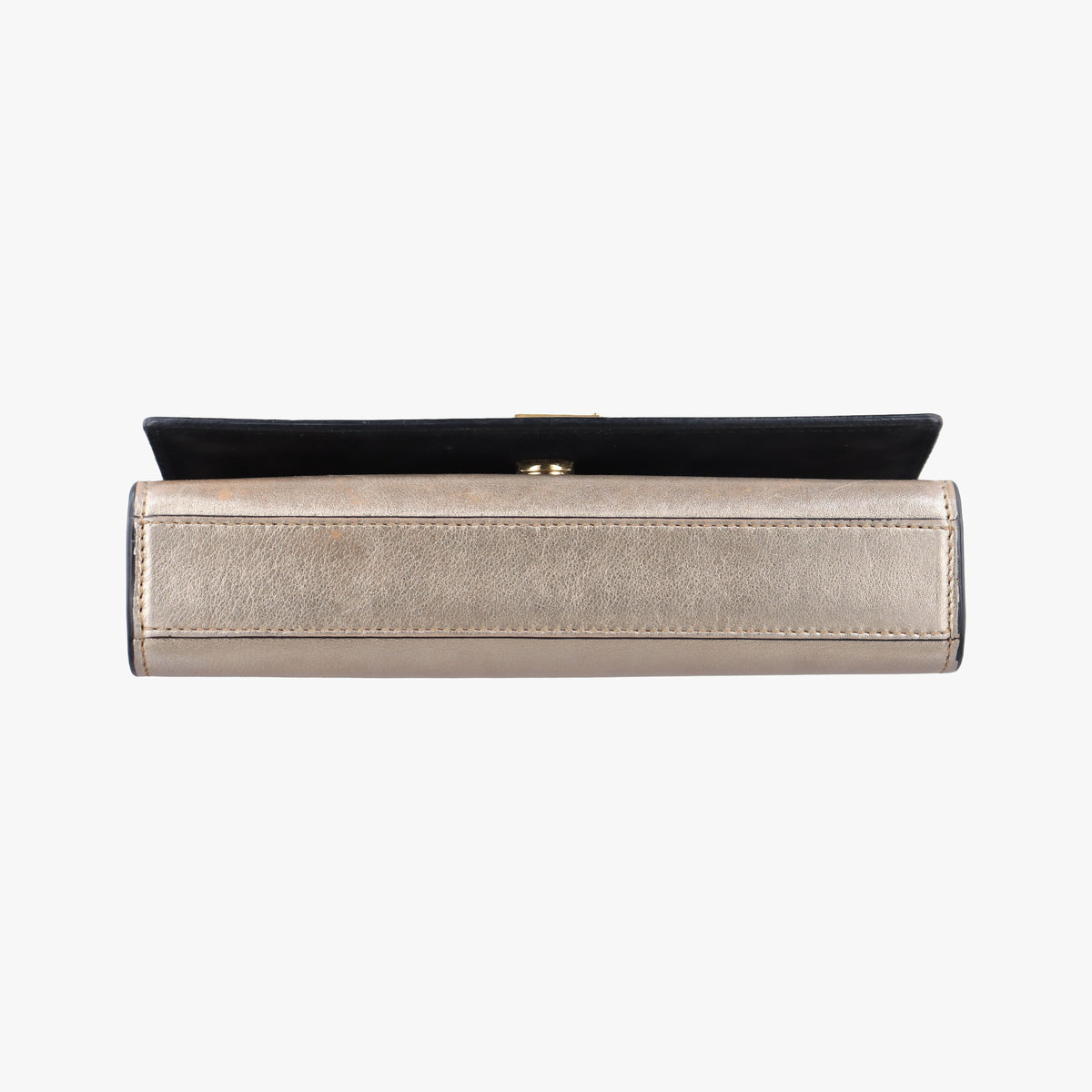 Pre-owned Yves Saint Laurent KATE Golden Leather 469390 shoulderbag | stylenewstar