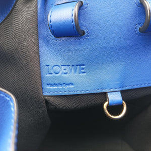 Secondhand Loewe Hammock Black×blue Leather  shoulderbag | stylenewstar