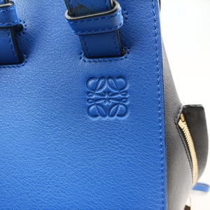 Secondhand Loewe Hammock Black×blue Leather  shoulderbag | stylenewstar