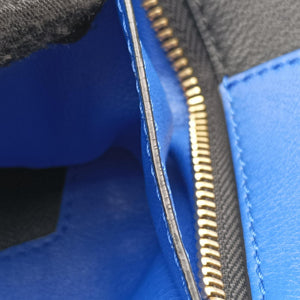 Secondhand Loewe Hammock Black×blue Leather  shoulderbag | stylenewstar
