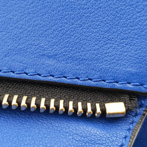 Secondhand Loewe Hammock Black×blue Leather  shoulderbag | stylenewstar