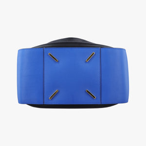 Secondhand Loewe Hammock Black×blue Leather  shoulderbag | stylenewstar