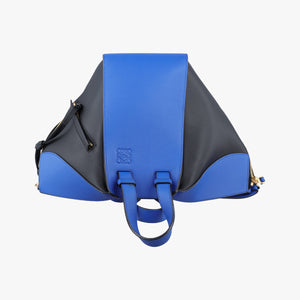 Secondhand Loewe Hammock Black×blue Leather  shoulderbag | stylenewstar