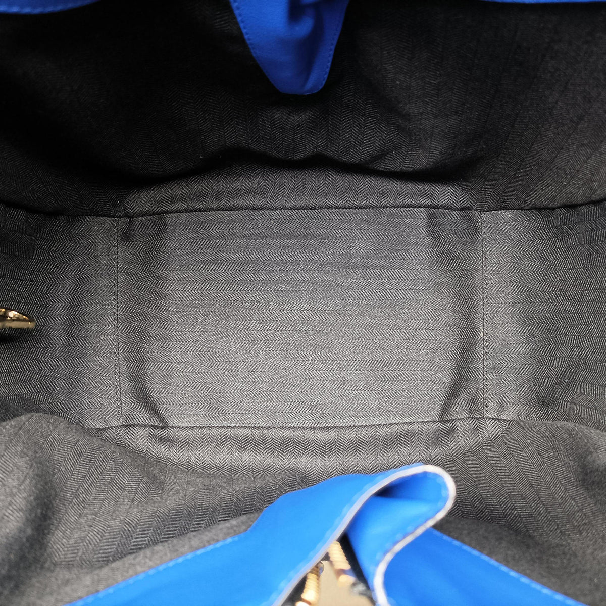 Secondhand Loewe Hammock Black×blue Leather  shoulderbag | stylenewstar