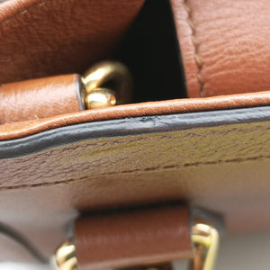 Pre-owned Gucci Diana Mini Brown leather 655661 shoulderbag | stylenewstar