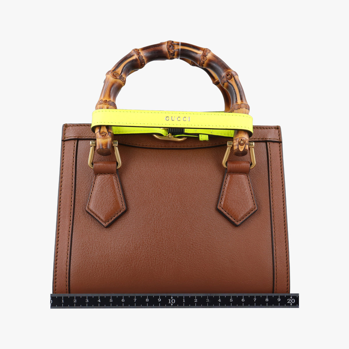 Pre-owned Gucci Diana Mini Brown leather 655661 shoulderbag | stylenewstar
