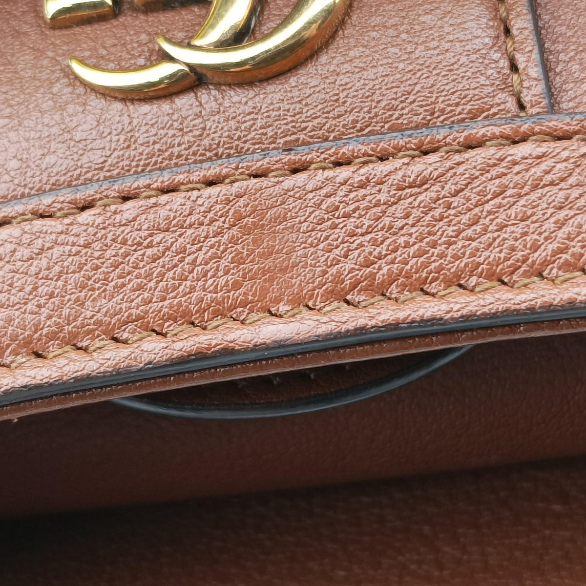 Pre-owned Gucci Diana Mini Brown leather 655661 shoulderbag | stylenewstar