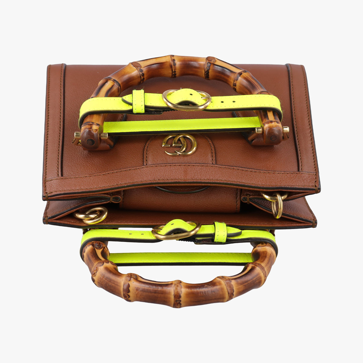 Pre-owned Gucci Diana Mini Brown leather 655661 shoulderbag | stylenewstar