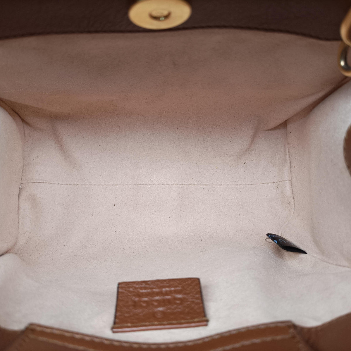 Pre-owned Gucci Diana Mini Brown leather 655661 shoulderbag | stylenewstar