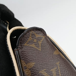 Pre-owned Louis Vuitton Chain It PM Monogram/Brown×Noir Monogram canvas×calf leather M44115 shoulderbag | stylenewstar
