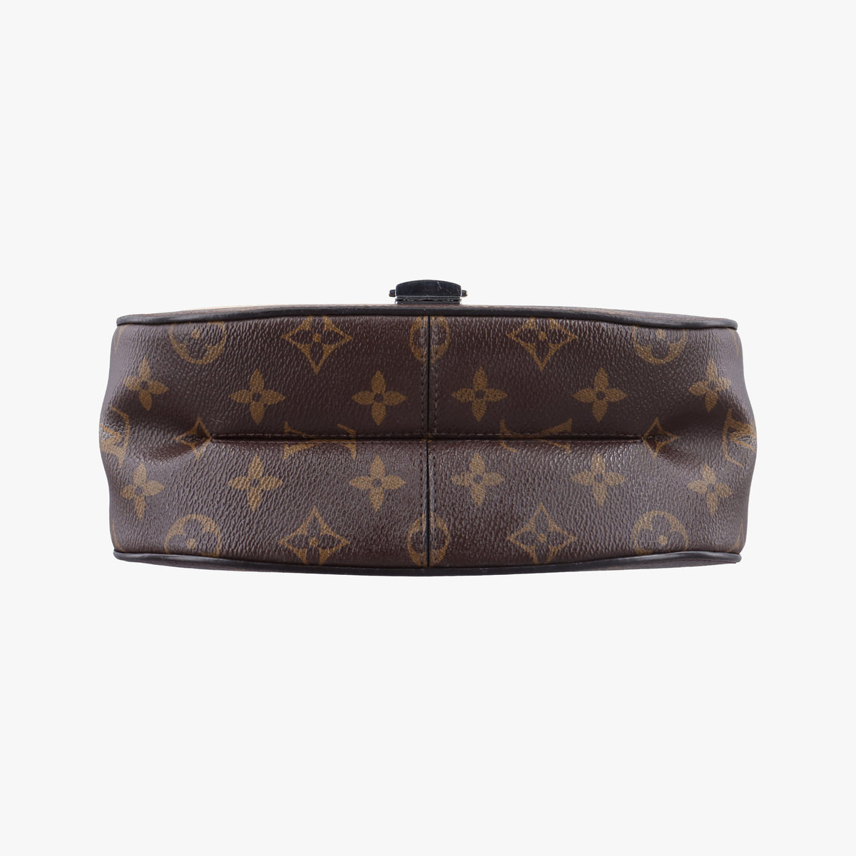 Pre-owned Louis Vuitton Chain It PM Monogram/Brown×Noir Monogram canvas×calf leather M44115 shoulderbag | stylenewstar