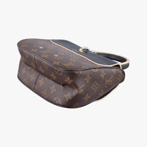 Pre-owned Louis Vuitton Chain It PM Monogram/Brown×Noir Monogram canvas×calf leather M44115 shoulderbag | stylenewstar