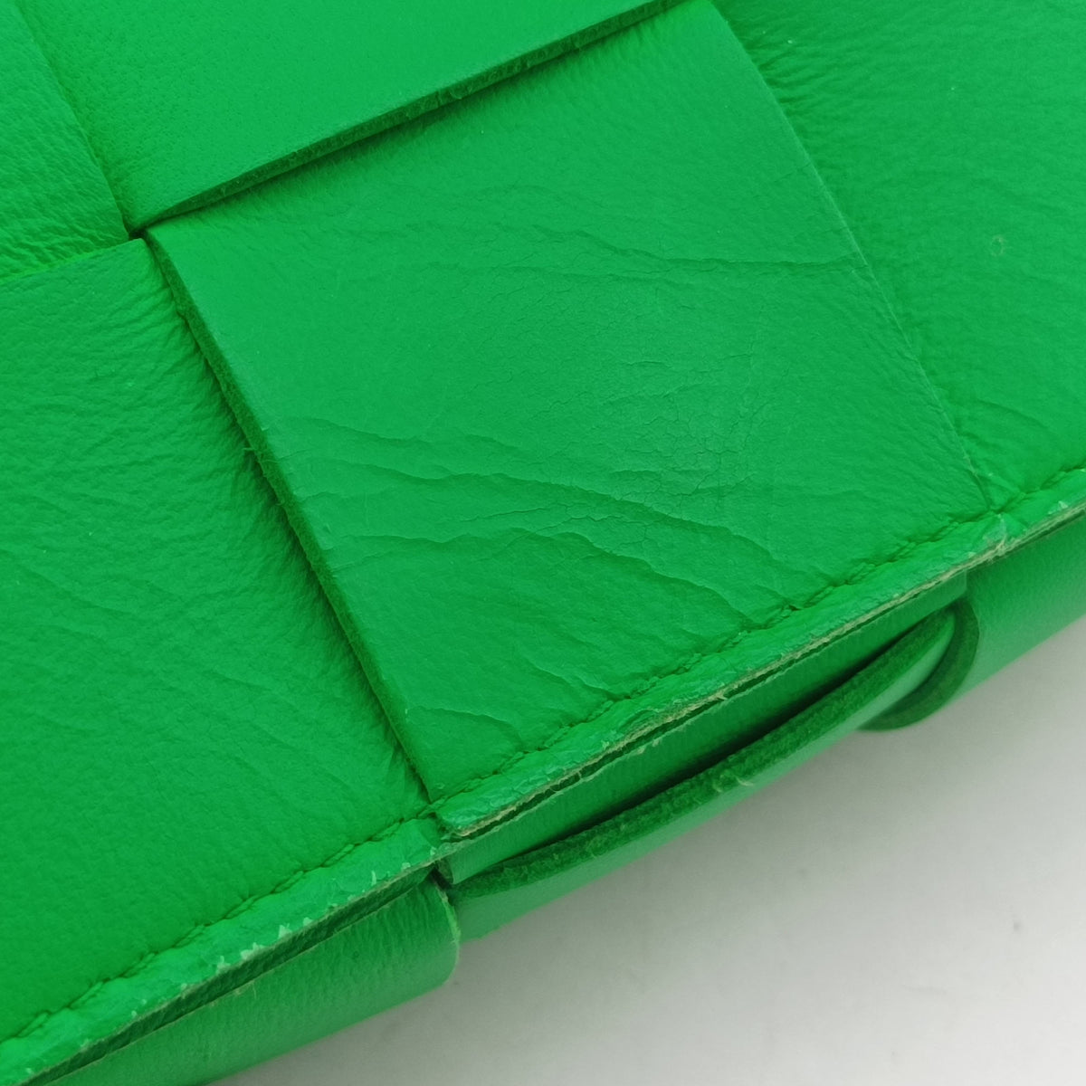 Vintage Bottega Veneta candy cassette Green lambskin  shoulderbag | stylenewstar