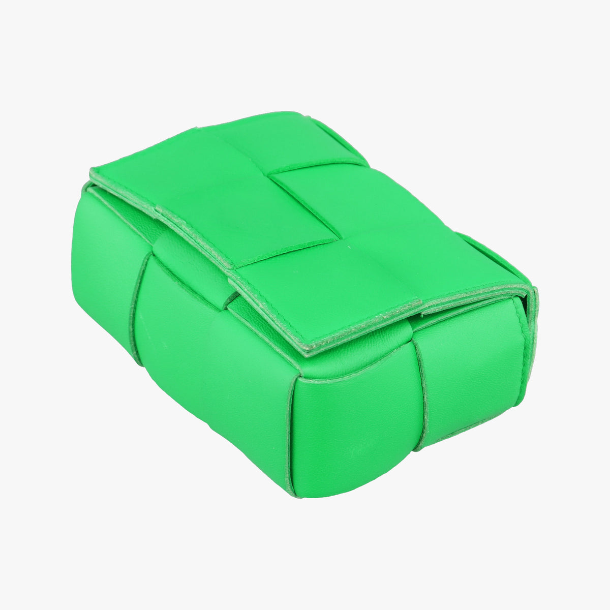 Vintage Bottega Veneta candy cassette Green lambskin  shoulderbag | stylenewstar