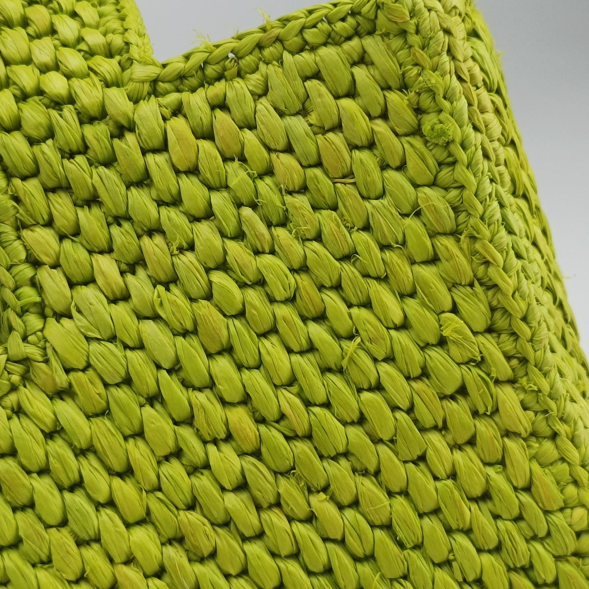 Pre-owned Loewe Font Tote Small Green Raffia A685B59X01 handbag | stylenewstar