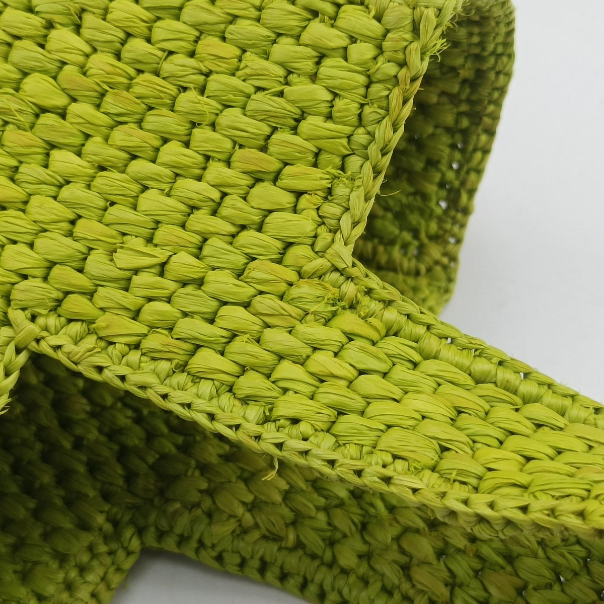 Pre-owned Loewe Font Tote Small Green Raffia A685B59X01 handbag | stylenewstar